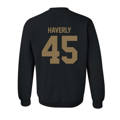 Bryant - NCAA Men's Lacrosse : Justin Haverly - Classic Fashion Shersey Crewneck Sweatshirt-1