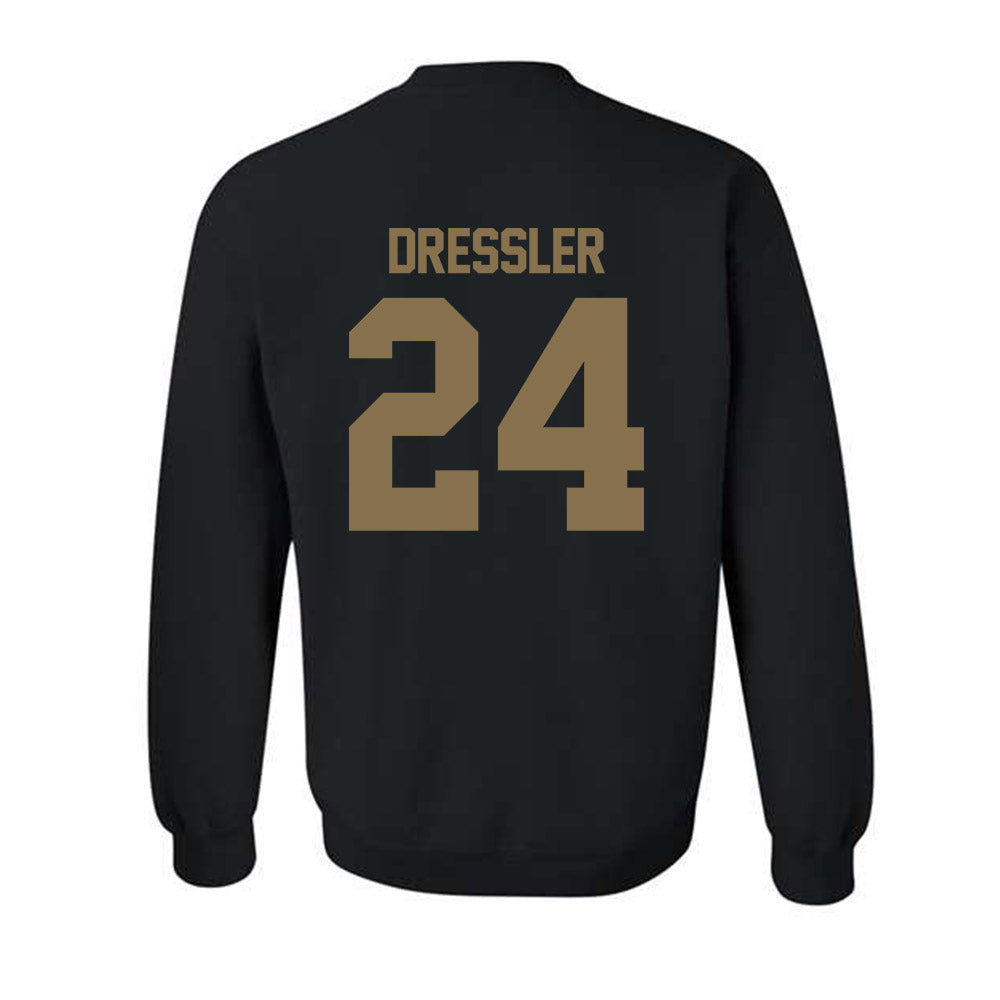 Bryant - NCAA Baseball : Justin Dressler - Classic Fashion Shersey Crewneck Sweatshirt-1