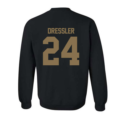 Bryant - NCAA Baseball : Justin Dressler - Classic Fashion Shersey Crewneck Sweatshirt-1