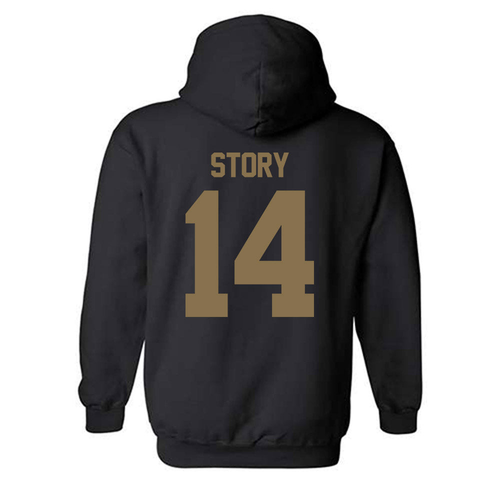 Bryant - NCAA Baseball : Hudson Story - Classic Fashion Shersey Hooded Sweatshirt-1