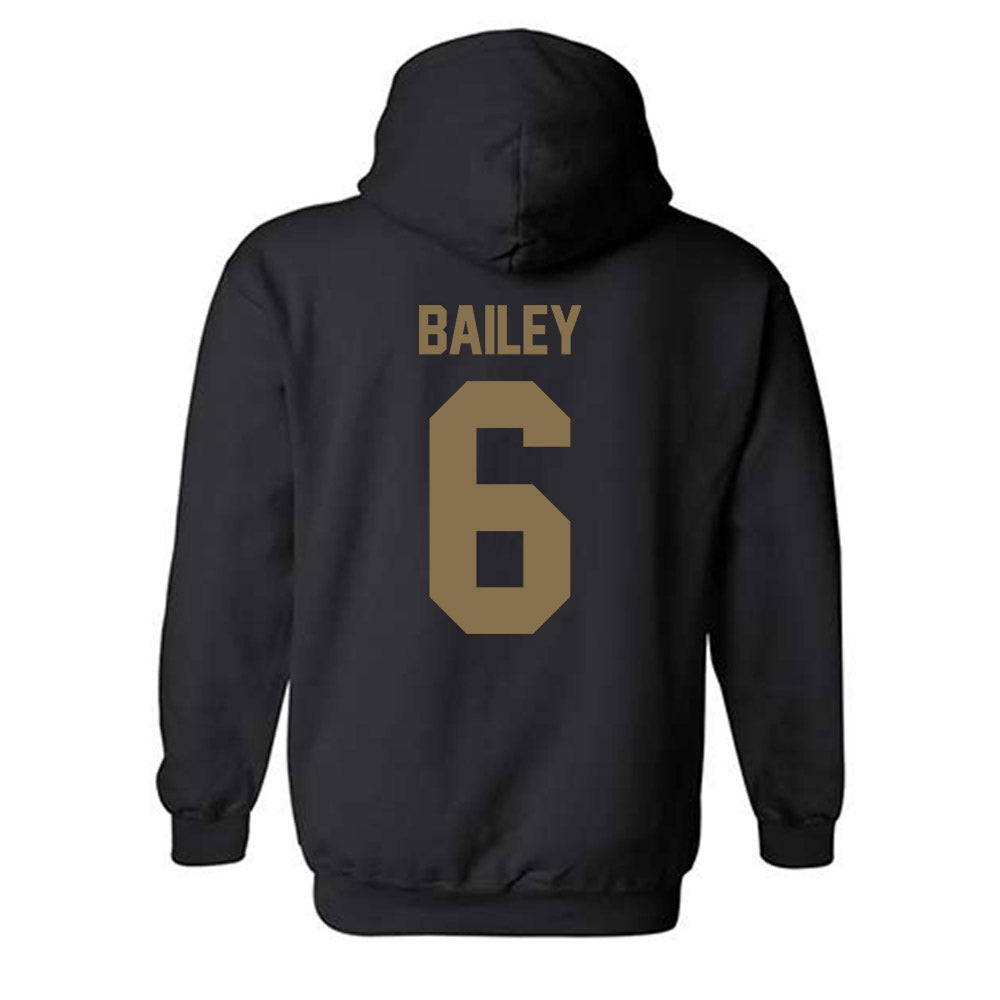 Bryant - NCAA Men's Basketball : Langston Bailey - Classic Fashion Shersey Hooded Sweatshirt-1