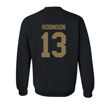 Bryant - NCAA Men's Basketball : Jakai Robinson - Classic Fashion Shersey Crewneck Sweatshirt-1