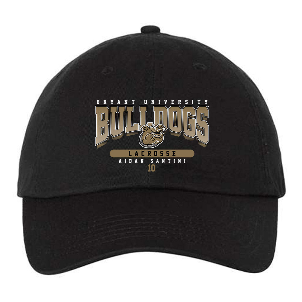 Bryant - NCAA Men's Lacrosse : Aidan Santini - Dad Hat-0