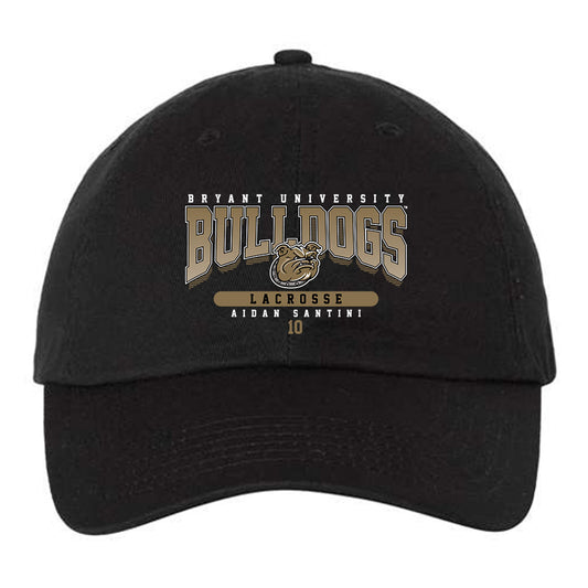 Bryant - NCAA Men's Lacrosse : Aidan Santini - Dad Hat-0