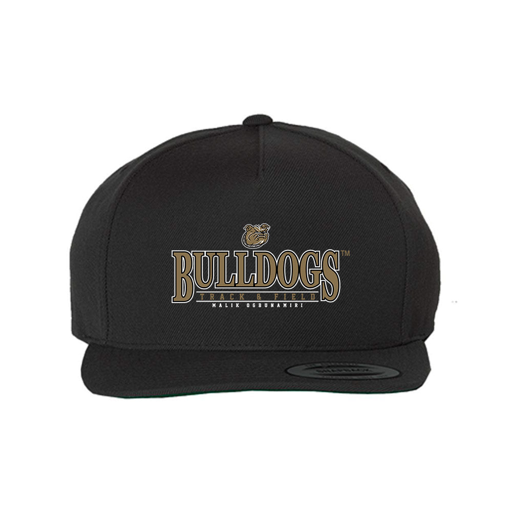 Bryant - NCAA Men's Track & Field : Malik Ogbunamiri - Snapback Hat