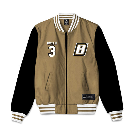 Bryant - NCAA Men's Basketball : Aaron Davis III - Bomber Jacket-0