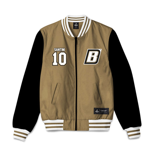 Bryant - NCAA Men's Lacrosse : Aidan Santini - Bomber Jacket-0
