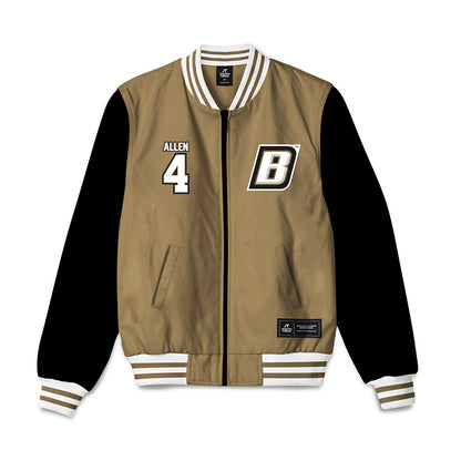 Bryant - NCAA Men's Basketball : Quincy Allen - Bomber Jacket-0