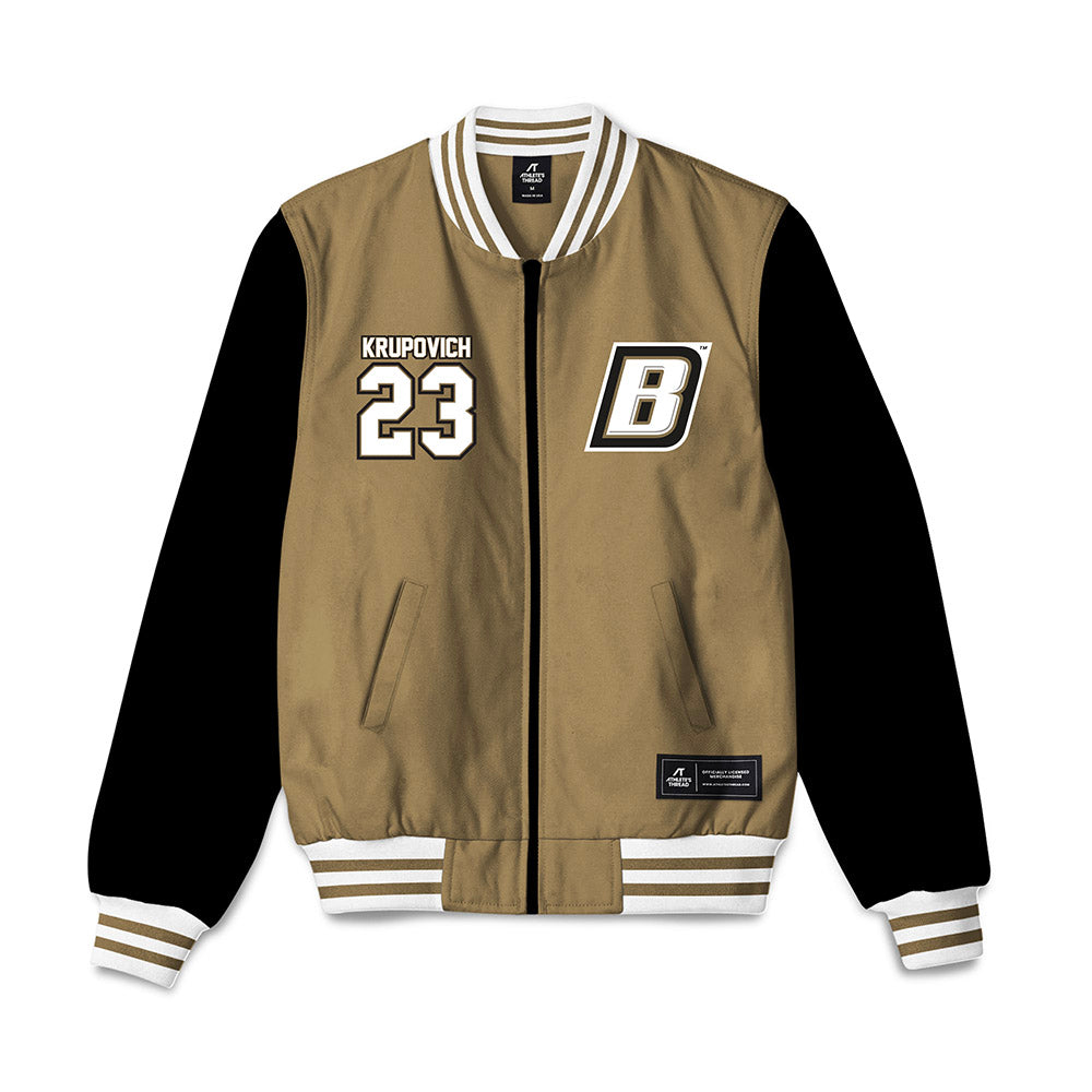 Bryant - NCAA Softball : Zoie Krupovich - Bomber Jacket-0