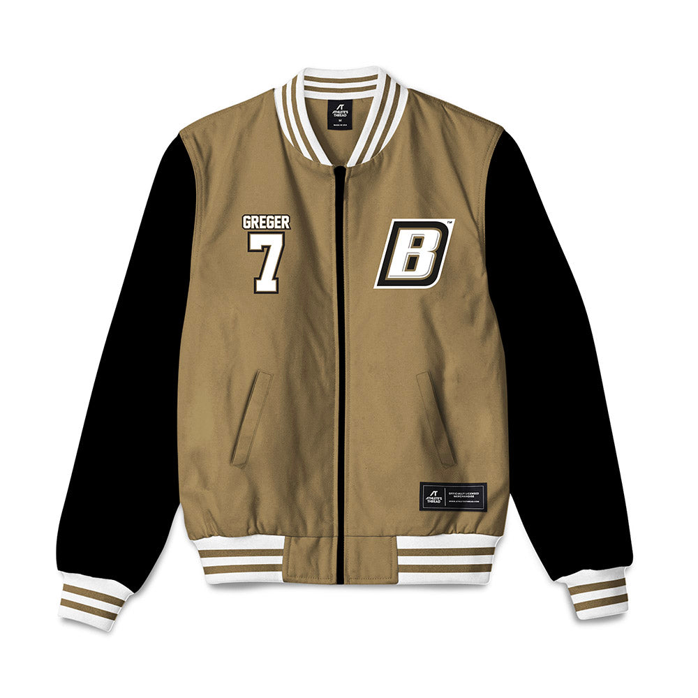 Bryant - NCAA Baseball : Gavin Greger - Bomber Jacket-0