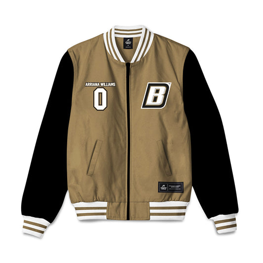 Bryant - NCAA Softball : Arriana Williams Arriana Williams - Bomber Jacket-0
