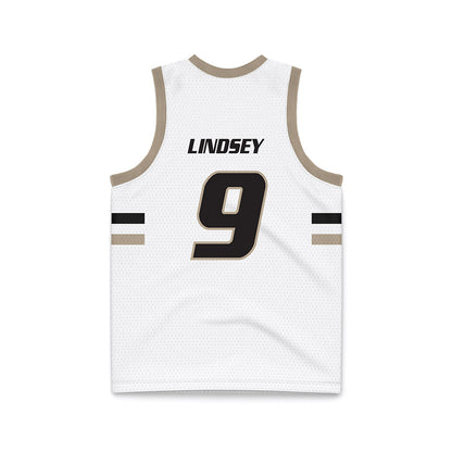 Bryant - NCAA Women's Basketball : Abbey Lindsey - White Basketball Jersey-1