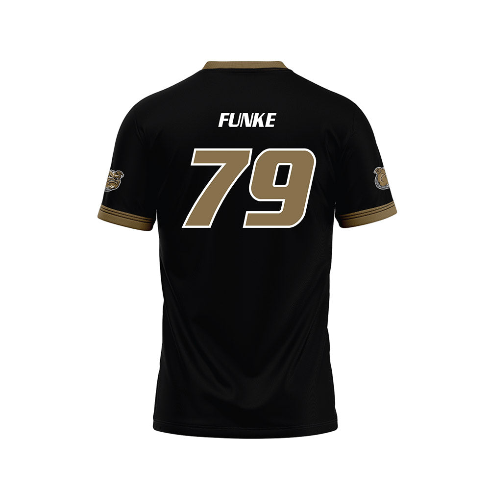 Bryant - NCAA Football : Jack Funke - Black Football Jersey-1