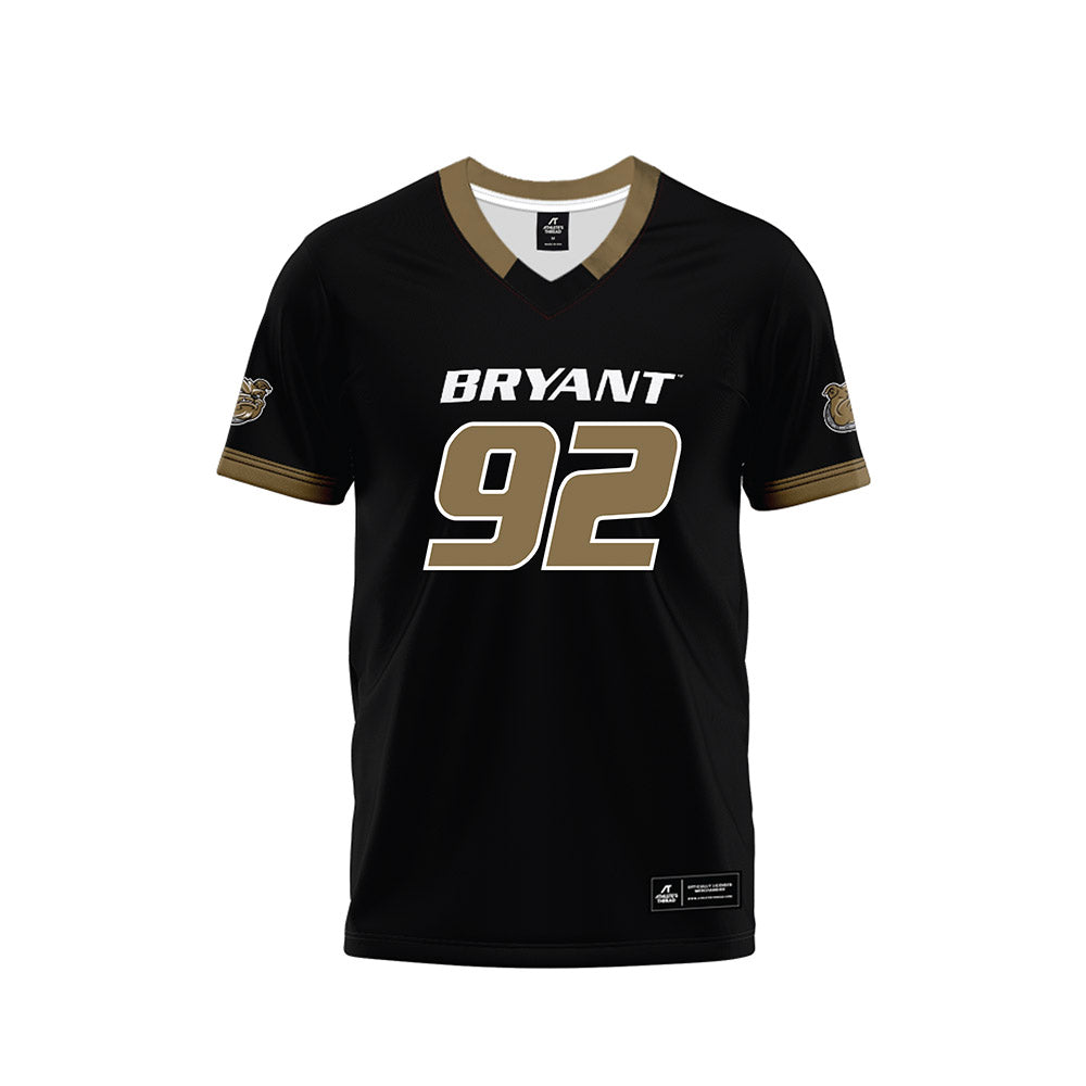 Bryant - NCAA Football : Nathan Laplante - Black Football Jersey-0