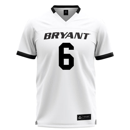 Bryant - NCAA Men's Lacrosse : Richie Reid - White Lacrosse Jersey -0