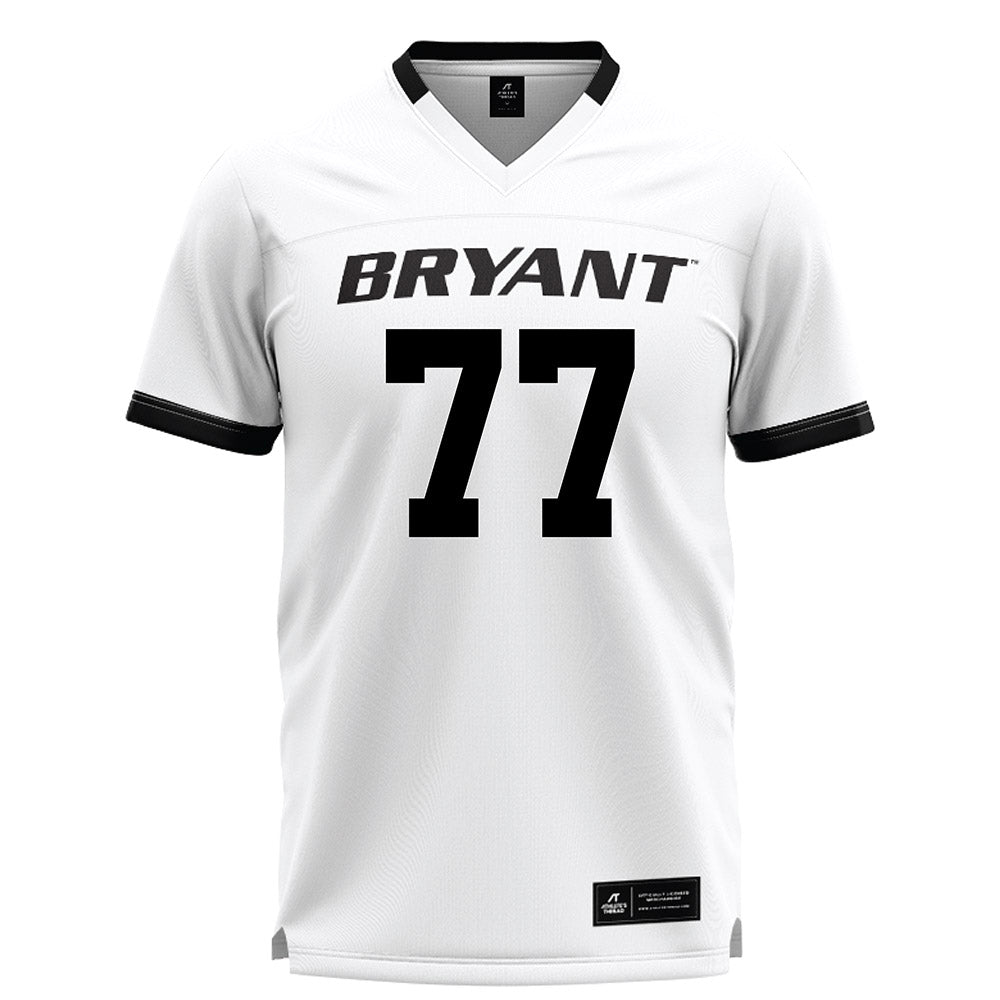 Bryant - NCAA Men's Lacrosse : Gunnar Higdon - White Lacrosse Jersey -0