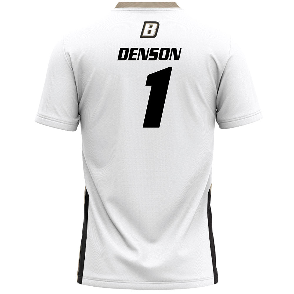 Bryant - NCAA Women's Lacrosse : Sydnee Denson - White Lacrosse Jersey -1