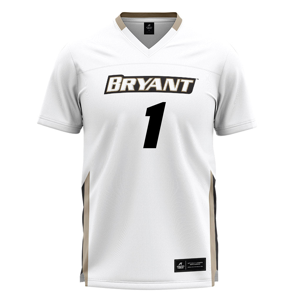 Bryant - NCAA Women's Lacrosse : Sydnee Denson - White Lacrosse Jersey -0