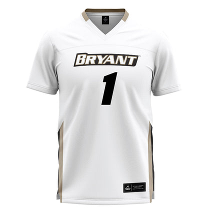 Bryant - NCAA Women's Lacrosse : Sydnee Denson - White Lacrosse Jersey -0