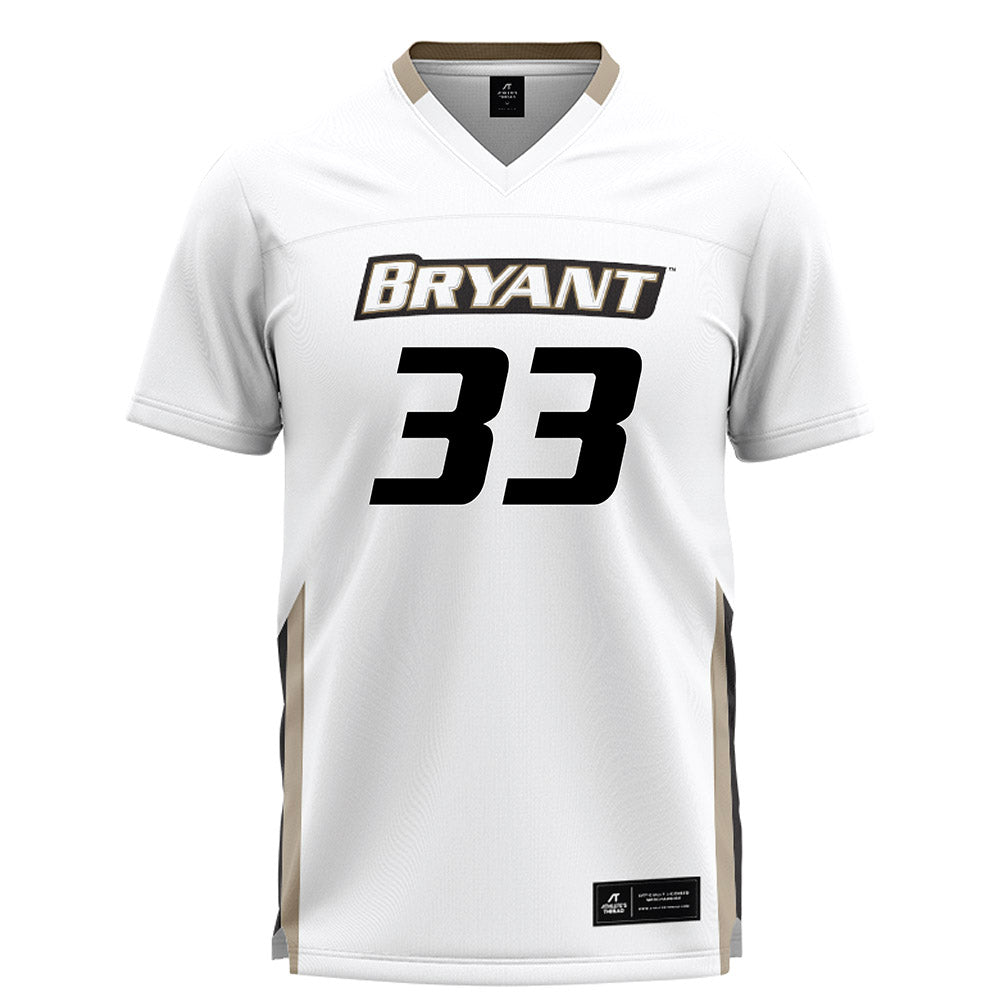 Bryant - NCAA Women's Lacrosse : Sierra Barbosa - White Lacrosse Jersey -0