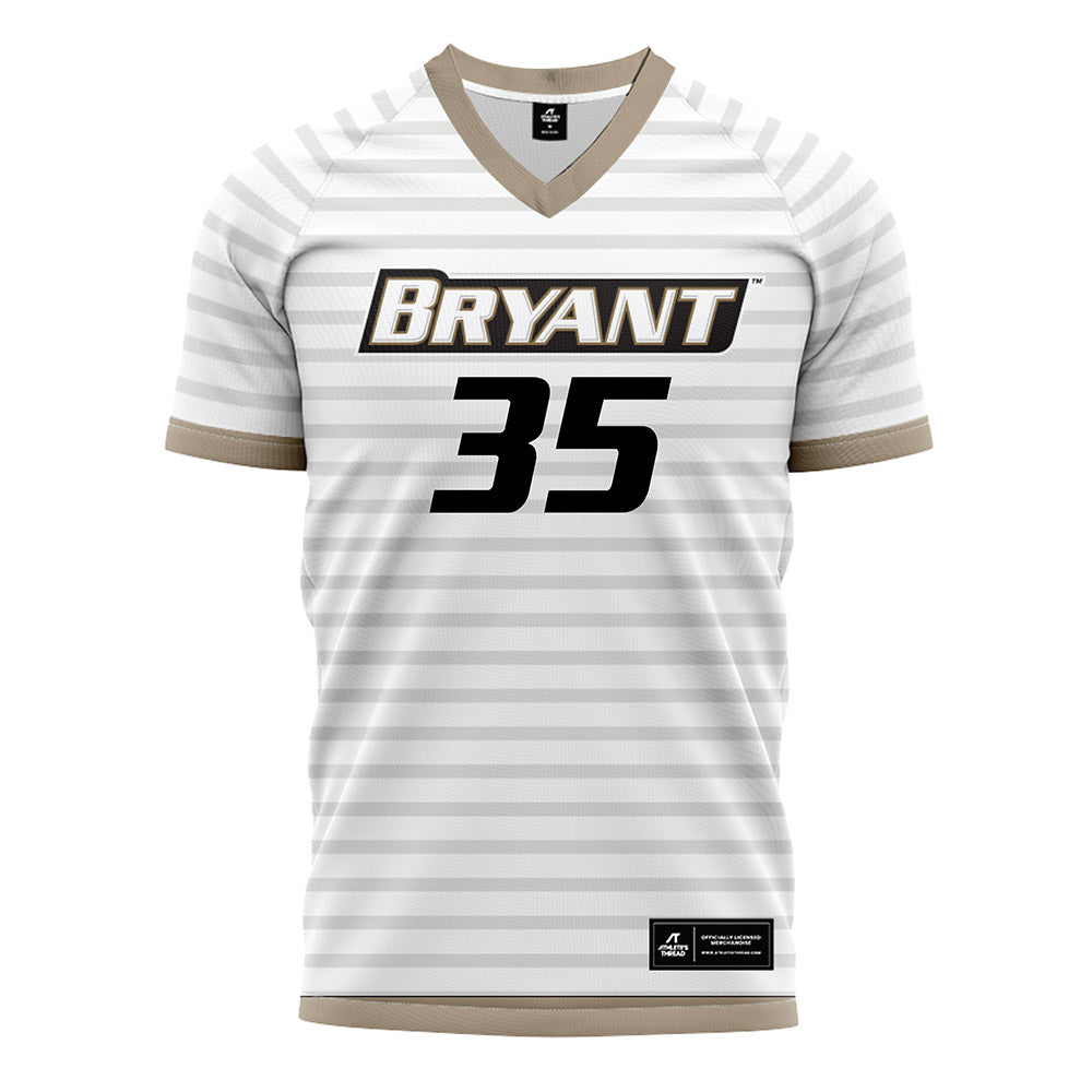 Bryant - NCAA Men's Soccer : Eric Causey - White Soccer Jersey-0