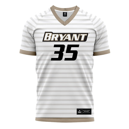 Bryant - NCAA Men's Soccer : Eric Causey - White Soccer Jersey-0