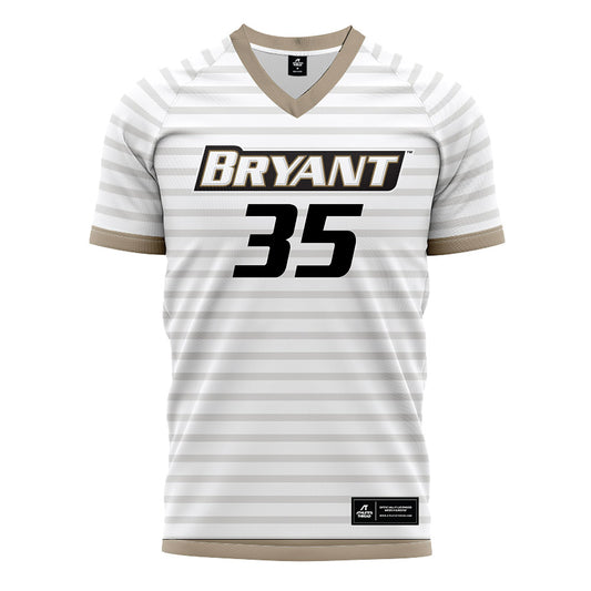 Bryant - NCAA Men's Soccer : Eric Causey - White Soccer Jersey-0