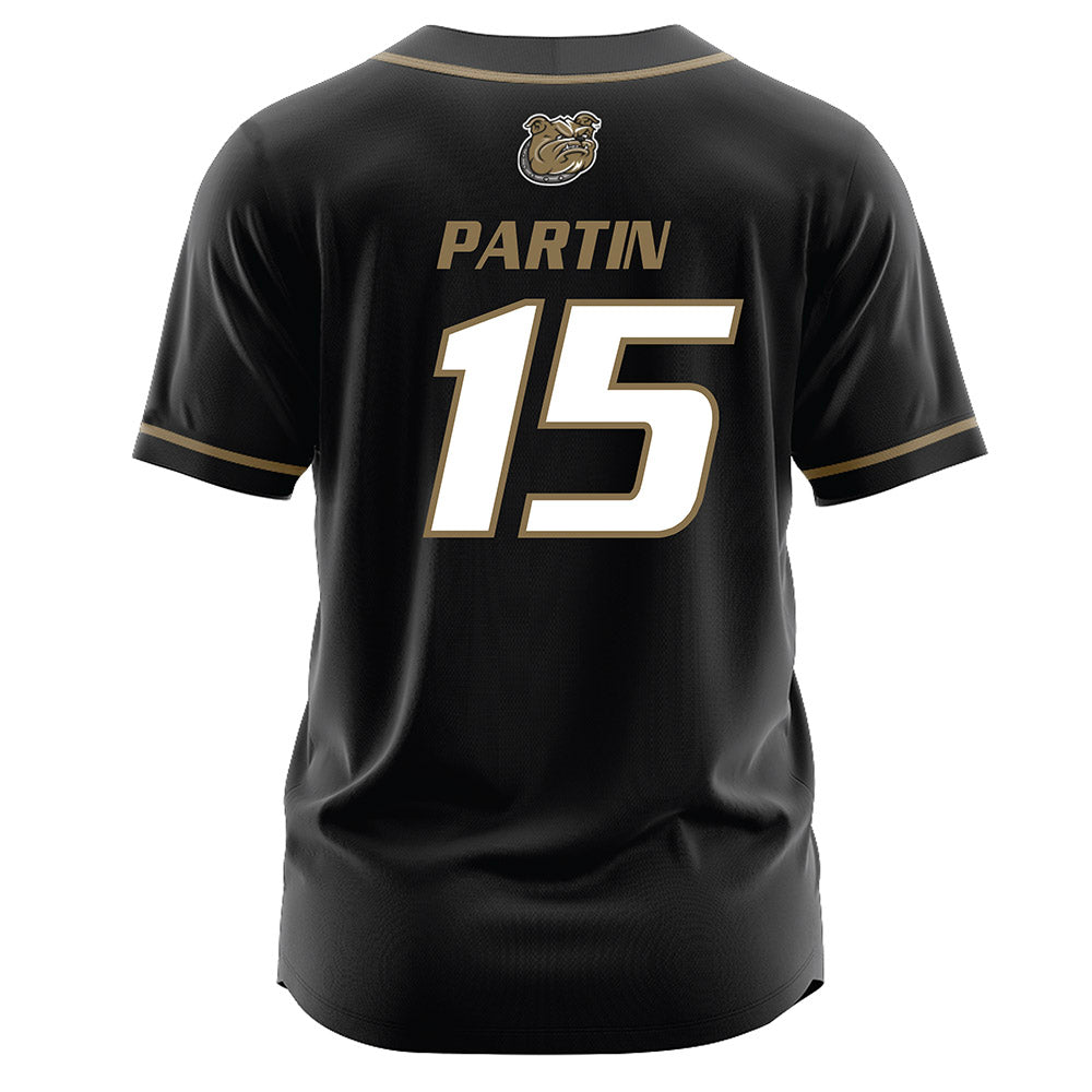 Bryant - NCAA Softball : Riley Partin - Black Jersey-1