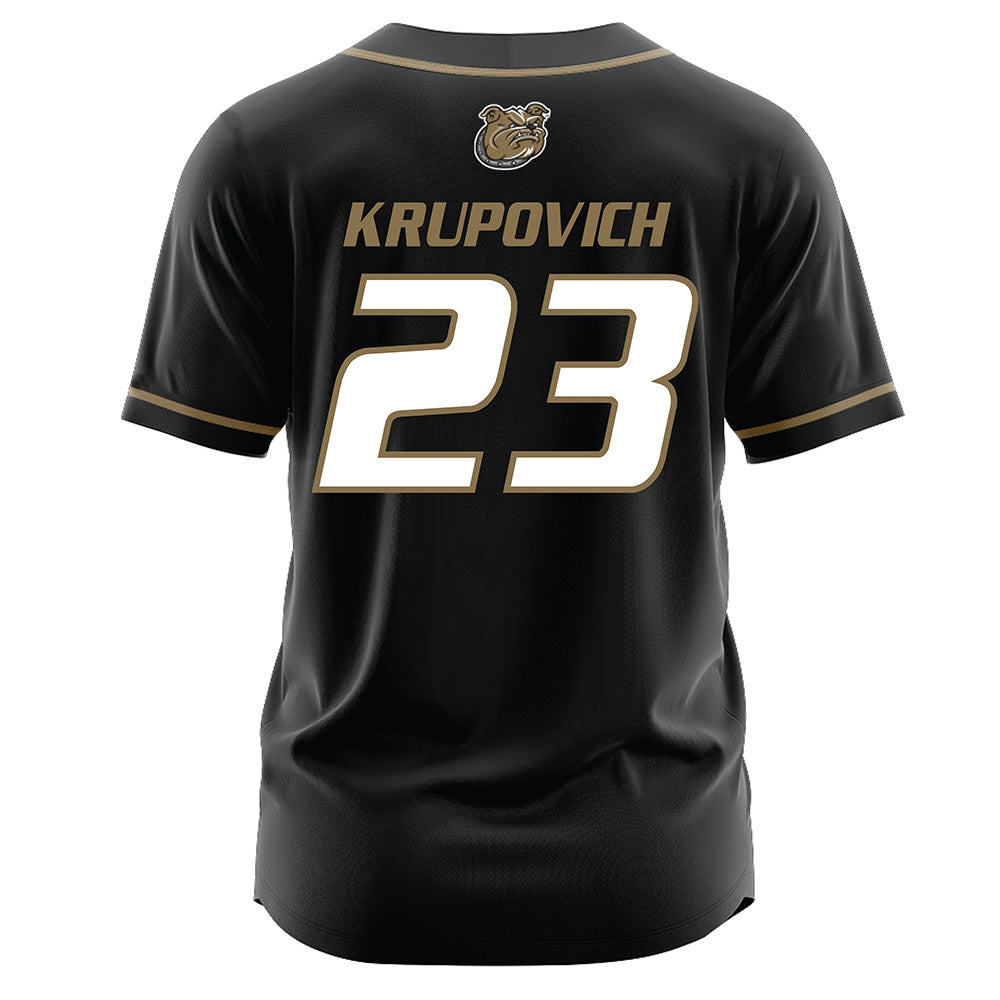 Bryant - NCAA Softball : Zoie Krupovich - Black Jersey-1