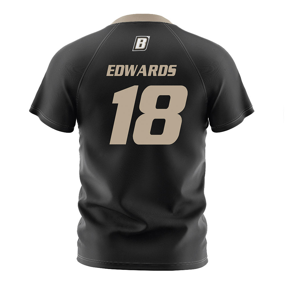 Bryant - NCAA Women's Soccer : Grayson Edwards - Black Soccer Jersey-1