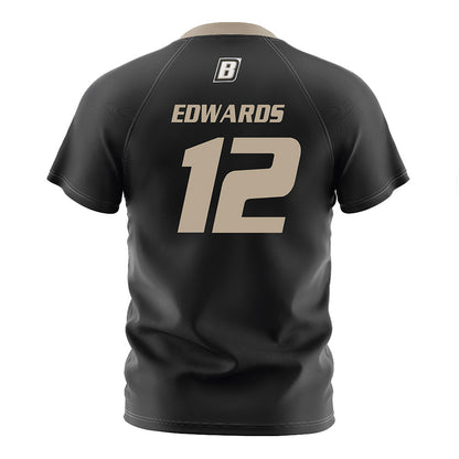 Bryant - NCAA Women's Soccer : Grayson Edwards - Black Soccer Jersey-1