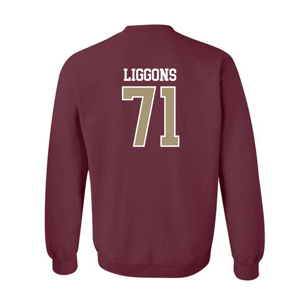 Lafayette College - NCAA Football : Zen Liggons - Classic Shersey Crewneck Sweatshirt-1