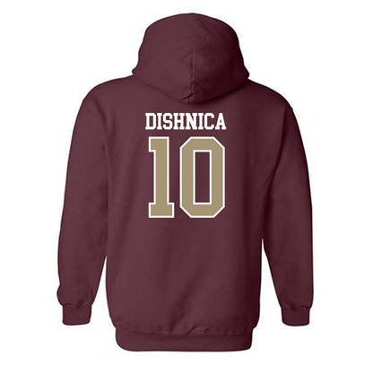 Lafayette College - NCAA Men's Soccer : Samir Dishnica - Classic Shersey Hooded Sweatshirt-1