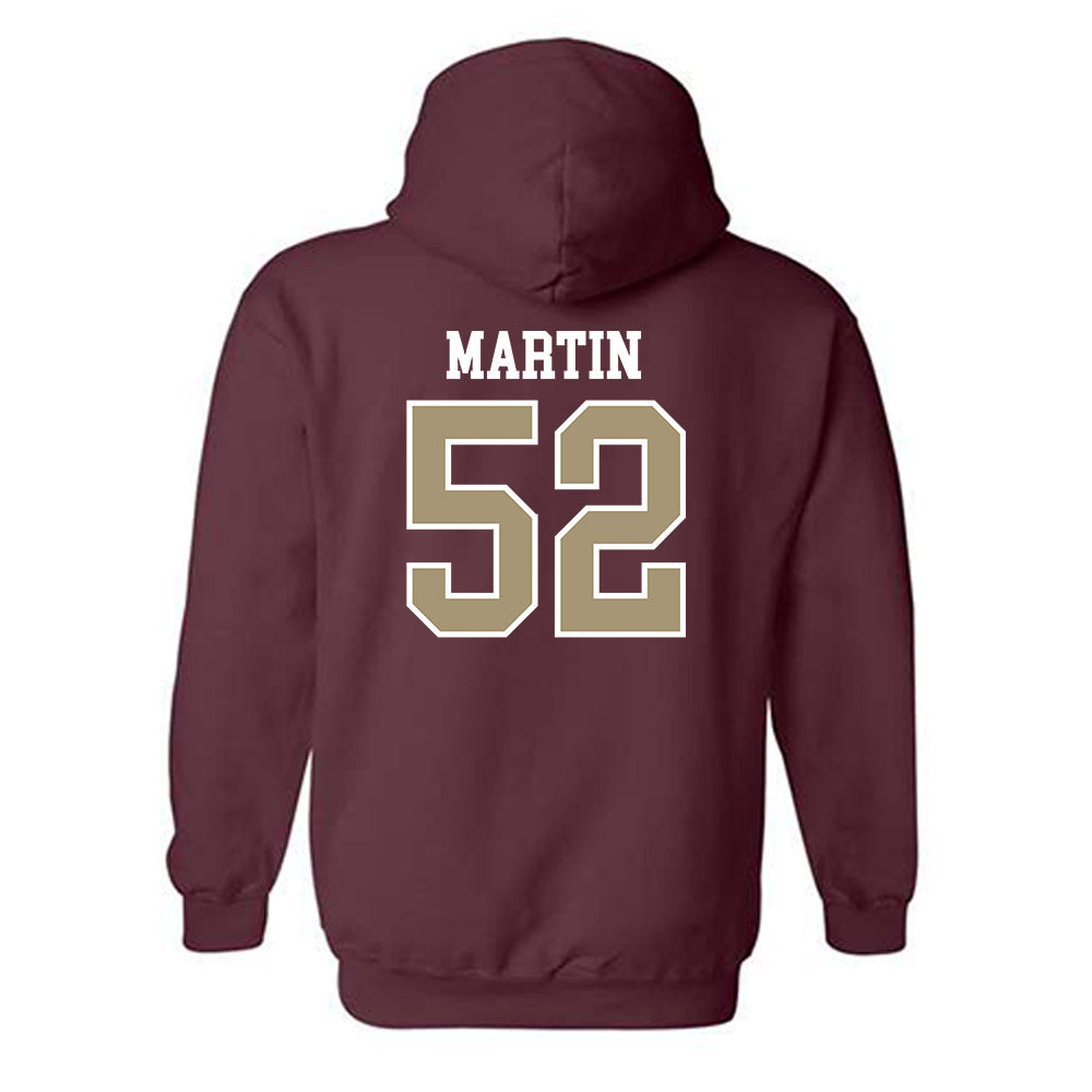 Lafayette College - NCAA Men's Lacrosse : Lowen Martin - Classic Shersey Hooded Sweatshirt-1