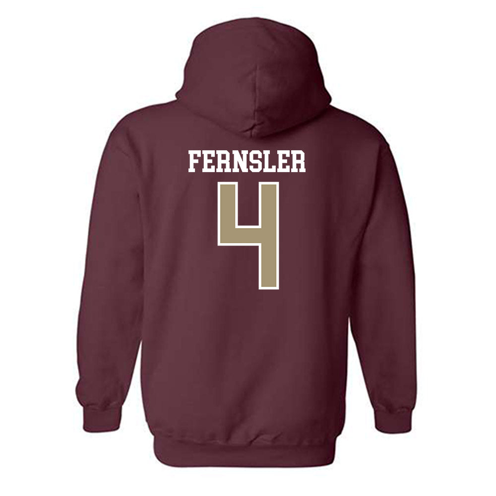 Lafayette College - NCAA Baseball : Boden Fernsler - Classic Shersey Hooded Sweatshirt-1