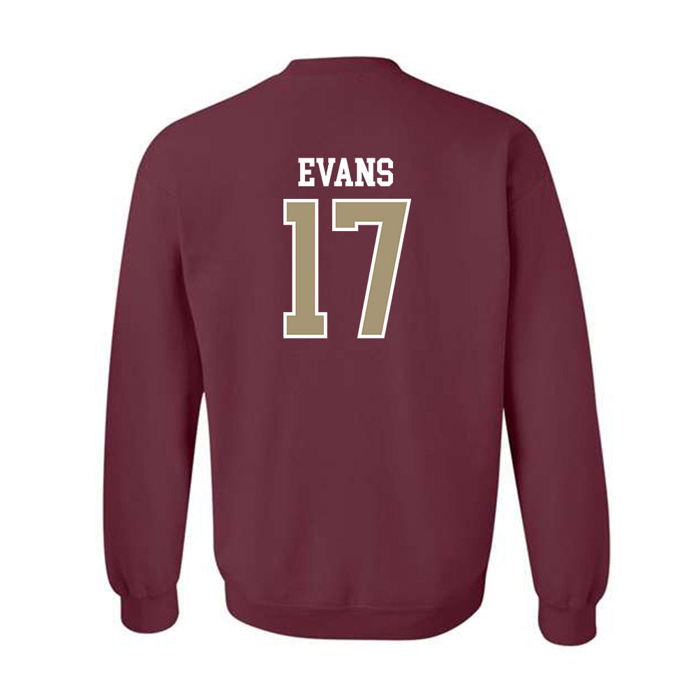 Lafayette College - NCAA Football : Kingston Evans - Classic Shersey Crewneck Sweatshirt-1