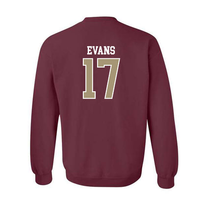 Lafayette College - NCAA Football : Kingston Evans - Classic Shersey Crewneck Sweatshirt-1