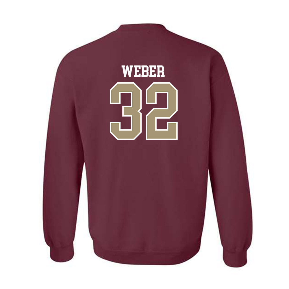 Lafayette College - NCAA Football : Ethan Weber - Classic Shersey Crewneck Sweatshirt-1