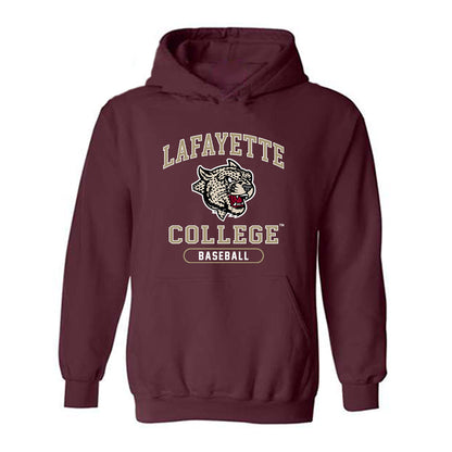 Lafayette College - NCAA Baseball : Jack Mislan - Classic Shersey Hooded Sweatshirt-0
