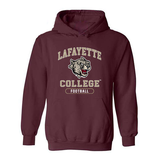 Lafayette College - NCAA Football : Joshua Babin - Classic Shersey Hooded Sweatshirt-0