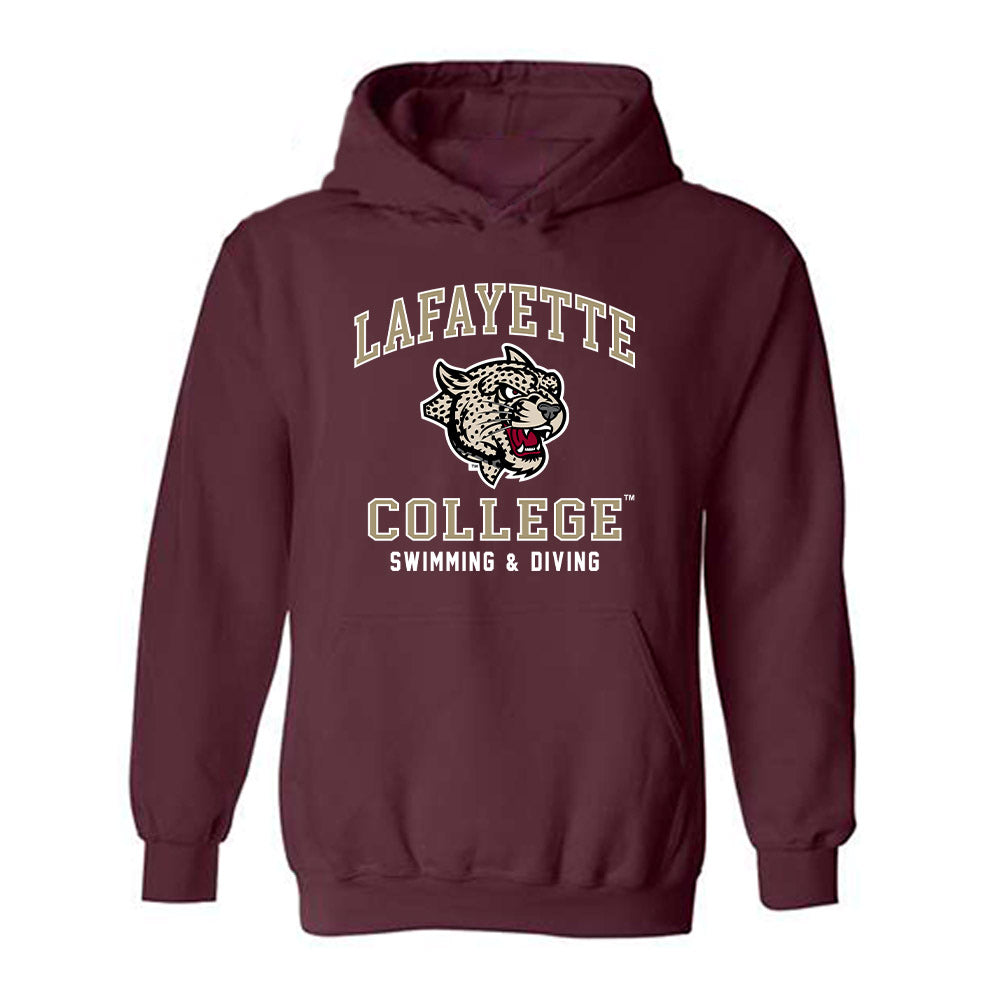 Lafayette College - NCAA Women's Swimming & Diving : Kristina Fleck - Classic Shersey Hooded Sweatshirt-0