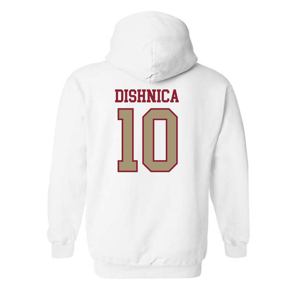 Lafayette College - NCAA Men's Soccer : Samir Dishnica - Classic Shersey Hooded Sweatshirt-1