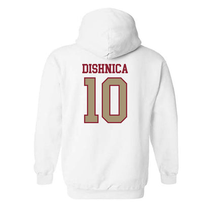 Lafayette College - NCAA Men's Soccer : Samir Dishnica - Classic Shersey Hooded Sweatshirt-1