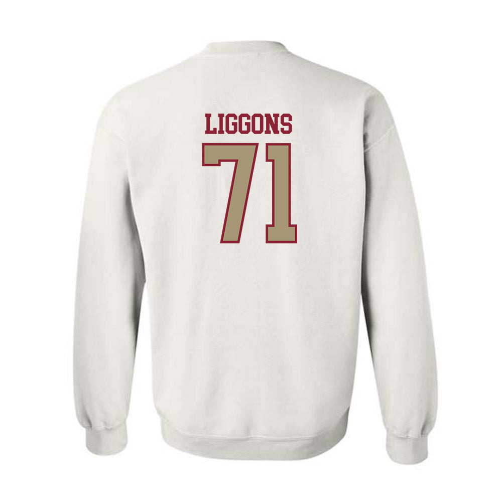 Lafayette College - NCAA Football : Zen Liggons - Classic Shersey Crewneck Sweatshirt-1