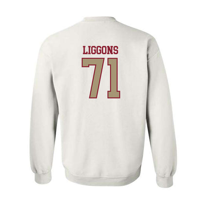 Lafayette College - NCAA Football : Zen Liggons - Classic Shersey Crewneck Sweatshirt-1