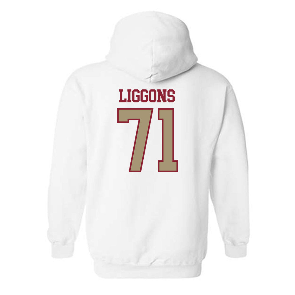 Lafayette College - NCAA Football : Zen Liggons - Classic Shersey Hooded Sweatshirt-1