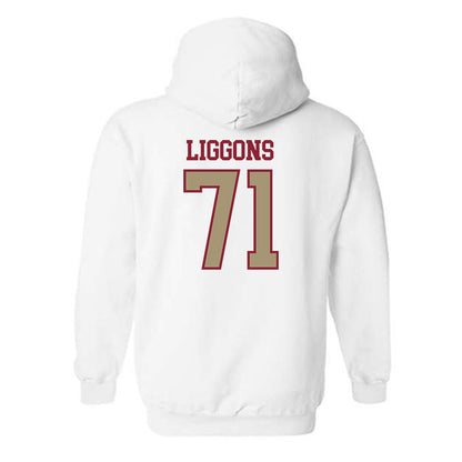 Lafayette College - NCAA Football : Zen Liggons - Classic Shersey Hooded Sweatshirt-1