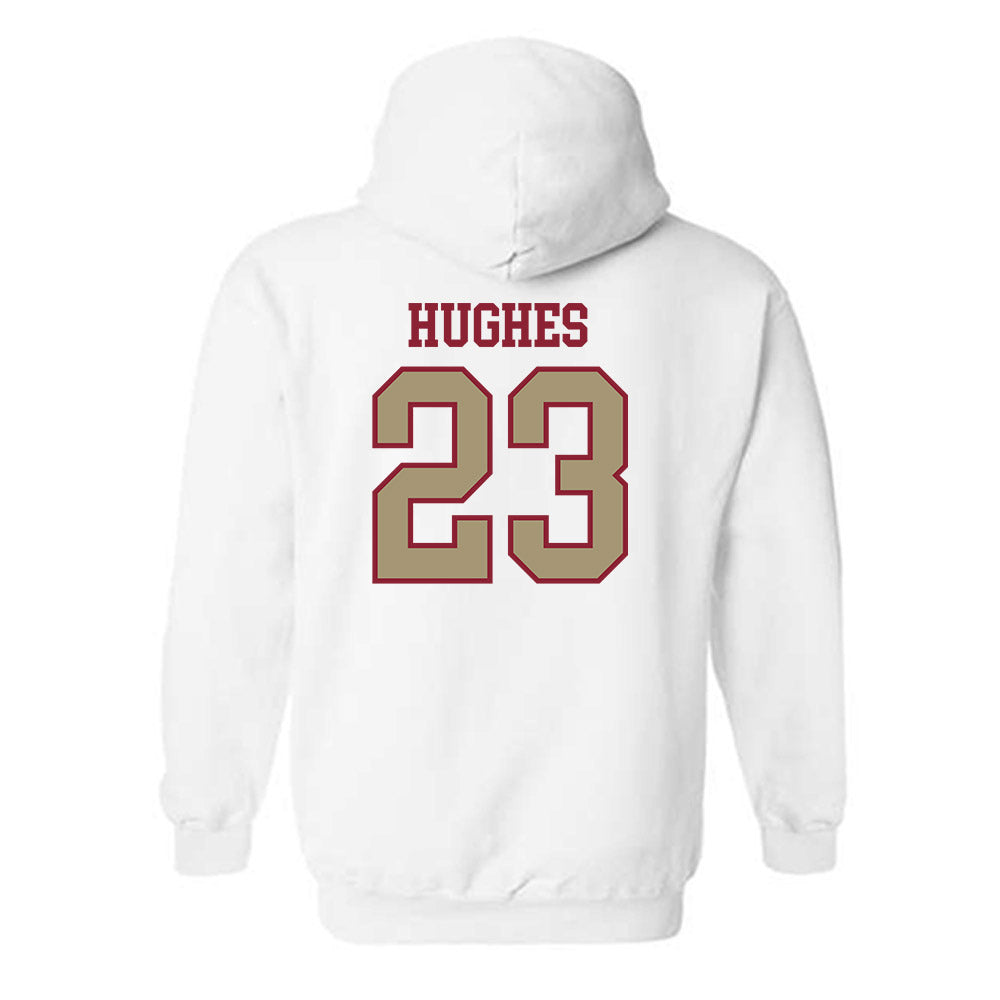 Lafayette College - NCAA Women's Soccer : Alle Hughes - Classic Shersey Hooded Sweatshirt-1