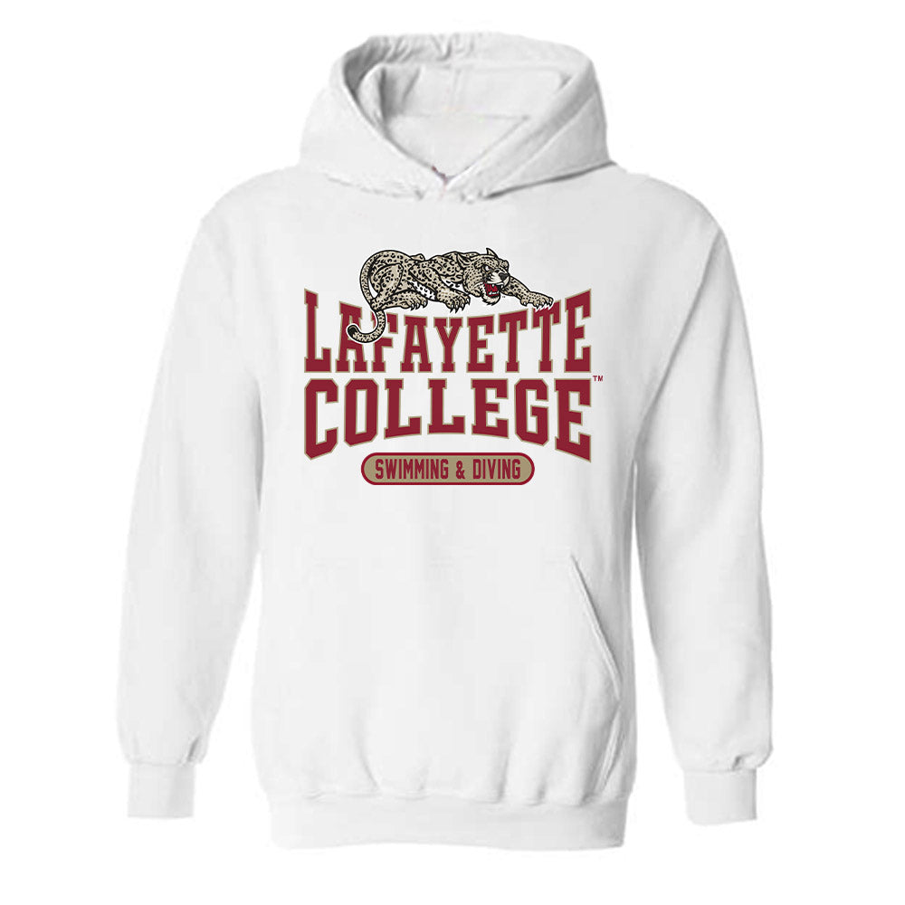 Lafayette College - NCAA Men's Swimming & Diving : Landon Orth - Classic Shersey Hooded Sweatshirt-0