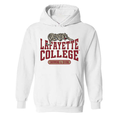 Lafayette College - NCAA Men's Swimming & Diving : Landon Orth - Classic Shersey Hooded Sweatshirt-0